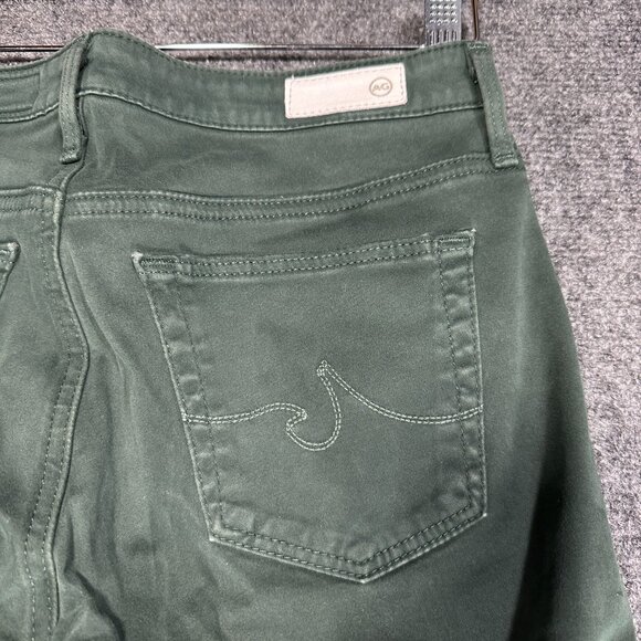 AG Adriano Goldschmied Jeans Womens 26 The Stevie Ankle Skinny Green Slim Straig - Picture 10 of 10